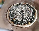 Une image de l'étape 4 de Quiche aux épinards façon pizza.