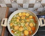 Foto langkah ke 6 dari resep Sapo Tahu Ayam Udang.