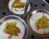 A picture of step 2 of Stuffed idli healthy breakfast.