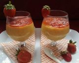 A picture of step 2 of Apple and strawberry custard.