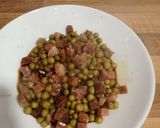 Foto del paso 4 de la receta: Guisantes con taquitos de jamón