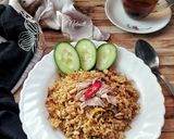 Foto langkah ke 4 dari resep Nasi Goreng Teri Sambal Bebek.