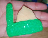 A picture of step 6 of Royal icing Cookies.