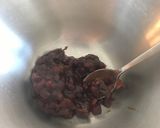 A picture of step 1 of White rice dumpling with Coconut &Sweet red bean  sauce.