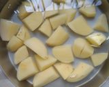 A picture of step 1 of "Kathal aloo sabji with Shrimp" (Jackfruit) #Cookpad.
