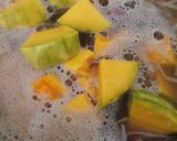 Gambar langkah 3 resipi Masak Rebus Rebung, Labu Kuning & Pucuk Bebuas.