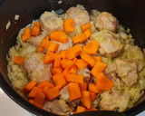 Foto del paso 3 de la receta: Magro de cerdo al curry con boniato y patata