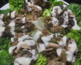 Foto del paso 6 de la receta: Salteado de pollo,🍗calabacin y champiñón en hojas de lechuga🥬🍄🟫🧅