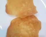 A picture of step 1 of Papri Chaat.
