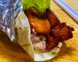 รูปขั้นตอนการทำที่ 8 ของ [อาหารเช้า] แร็พไก่สไปซี่ ง่ายมากๆ