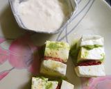 A picture of step 2 of Paneer Guldasta.