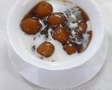 Bubur biji salak langkah memasak 4 foto