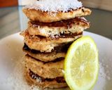 Foto del paso 5 de la receta: Pancakes de coco y avena saludables (con un toque de limón)