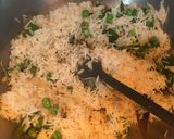 A picture of step 4 of Green Peas Capsicum Pulao.