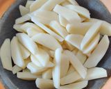 A picture of step 1 of POTATO ONION SABZI..