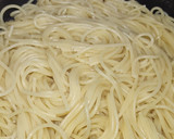 Foto del paso 4 de la receta: Espaguetis con champiñones y salchichón