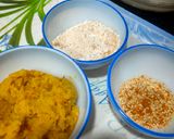 A picture of step 1 of Baked Khichdi Kebabs.