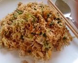 รูปขั้นตอนการทำที่ 2 ของ ผัดบะหมี่กึ่ง