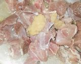 A picture of step 2 of Beef qorma.