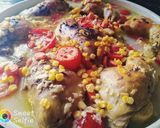 صورة لخطوة 2 من وصفة دجاج بالصينية وشوربة الفطر