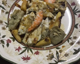 Foto del paso 4 de la receta: Tintorera con langostinos y alcachofas