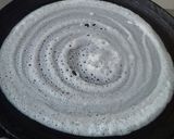 A picture of step 4 of Neyi khara dosa/ghee khara dosa Andhra favourite breakfast.