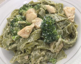 Foto del paso 5 de la receta: Pasta de espinaca estilo Alfredo (bajo en grasa y a mi manera)