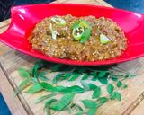 A picture of step 7 of Baingan ka Bharta.