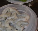 A picture of step 5 of Shrimp Scampi with Greens.