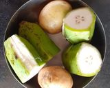 A picture of step 1 of Raw banana finger chips for fast.