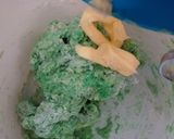 Foto langkah ke 2 dari resep Roti sobek Pandan Cokelat.