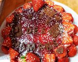 Une image de l'étape 8 de Bavarois aux fraises 🍓 coeur aux fruits rouges 😋.