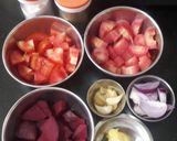 A picture of step 1 of Beetroot Soup.