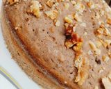 A picture of step 4 of Eggless banana walnut tea cake.