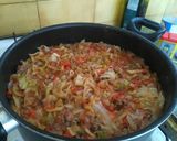 Foto del paso 10 de la receta: Repollo en cintas con tuco