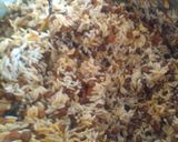 A picture of step 5 of Masoor Dal pulao.