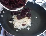 A picture of step 2 of Hibiscus Flower Enchiladas.