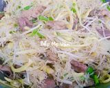 Hình bước làm 5 của món Lòng Vịt Xào Măng Miến Và Giá
