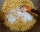 A picture of step 4 of Sooji Baisan Ka Zaafrani Halwa.