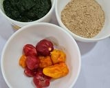 A picture of step 3 of Afang Soup 🍲.