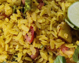 कांदा बटाटा पोहा मुंबई स्ट्रीट स्टाइल (Kanda batata poha mumbai street style recipe in hindi) रेसिपी चरण 5 फोटो
