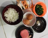 Foto langkah ke 1 dari resep Nasi Telur Mayo ala Mangkokku chef Arnold.