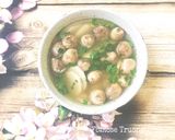 Hình bước làm 3 của món Canh Khoai Sọ Nấu Nấm Rơm