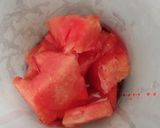 A picture of step 3 of Watermelon drink.