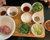 รูปขั้นตอนการทำที่ 1 ของ หมูสับต้มบ๊วย