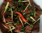 A picture of step 6 of Shinwari Karahi (camel)😋🍲.