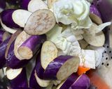 Gambar langkah 3 resipi Cendawan Kukur Sayur Campur Masak Lemak Cili Api.
