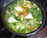 Foto del paso 5 de la receta: Crema de berros, espinacas y garbanzos