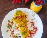 A picture of step 8 of Besan Cheela - paneer stuffed Besan cheela in 15 minutes / Healthy instant morning Breakfast chila.