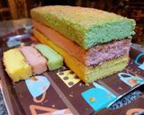 Foto langkah ke 4 dari resep Sponge cheese rainbow.